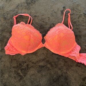 Elegant Lace Pink Bra